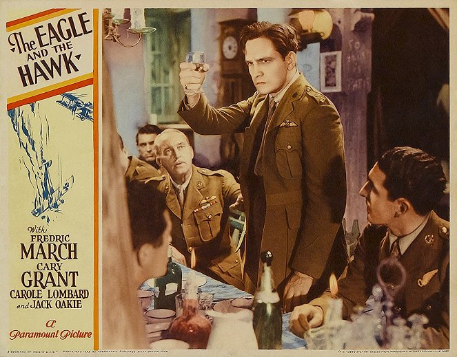The Eagle and the Hawk - Lobbykarten - Guy Standing, Fredric March