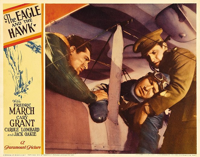 The Eagle and the Hawk - Lobbykarten - Cary Grant, Jack Oakie, Fredric March