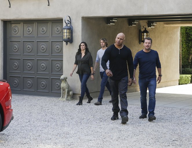 NCIS: Los Angeles - Season 8 - High-Value Target - De la película - Daniela Ruah, Eric Christian Olsen, LL Cool J, Chris O'Donnell