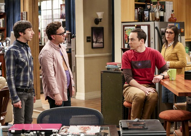 The Big Bang Theory - The Bitcoin Entanglement - Photos - Simon Helberg, Johnny Galecki, Jim Parsons, Mayim Bialik