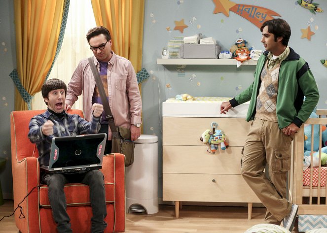 Agymenők - Season 11 - A Bitcoin összefonódás - Filmfotók - Simon Helberg, Johnny Galecki, Kunal Nayyar