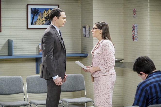 The Big Bang Theory - The Confidence Erosion - Photos - Jim Parsons, Mayim Bialik