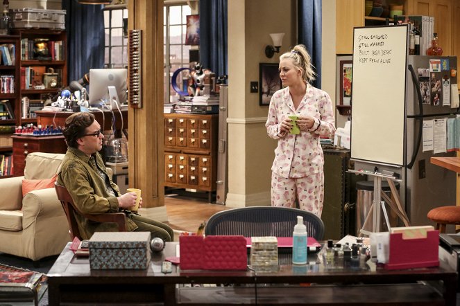 The Big Bang Theory - Der Hüpfburg-Enthusiasmus - Filmfotos - Johnny Galecki, Kaley Cuoco