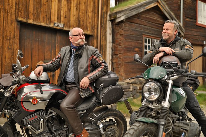 Horst Lichter sucht das Glück - Mit dem Motorrad durch Norwegen - Filmfotók - Horst Lichter, Jenke von Wilmsdorff