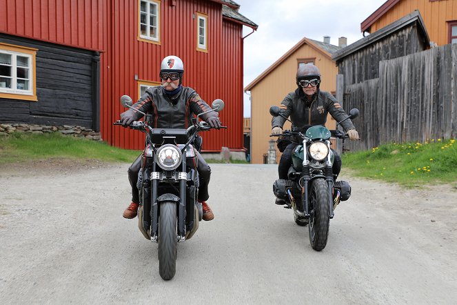 Horst Lichter sucht das Glück - Mit dem Motorrad durch Norwegen - Filmfotók - Horst Lichter, Jenke von Wilmsdorff