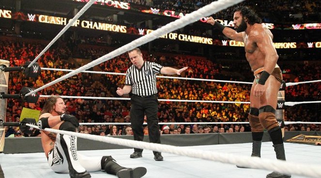 WWE Clash of Champions - Van film - Allen Jones, Yuvraj Dhesi