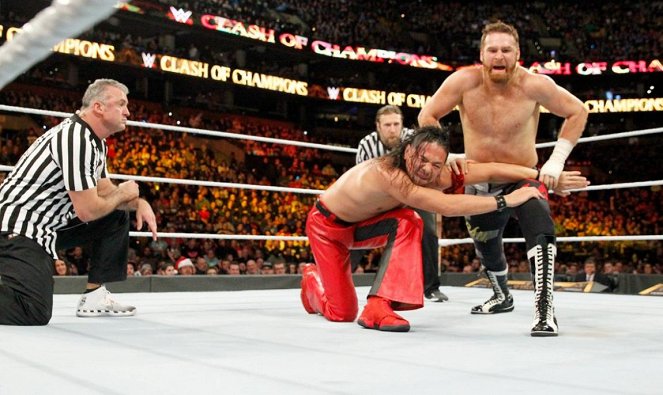 WWE Clash of Champions - Photos - Shane McMahon, Shinsuke Nakamura, Rami Sebei