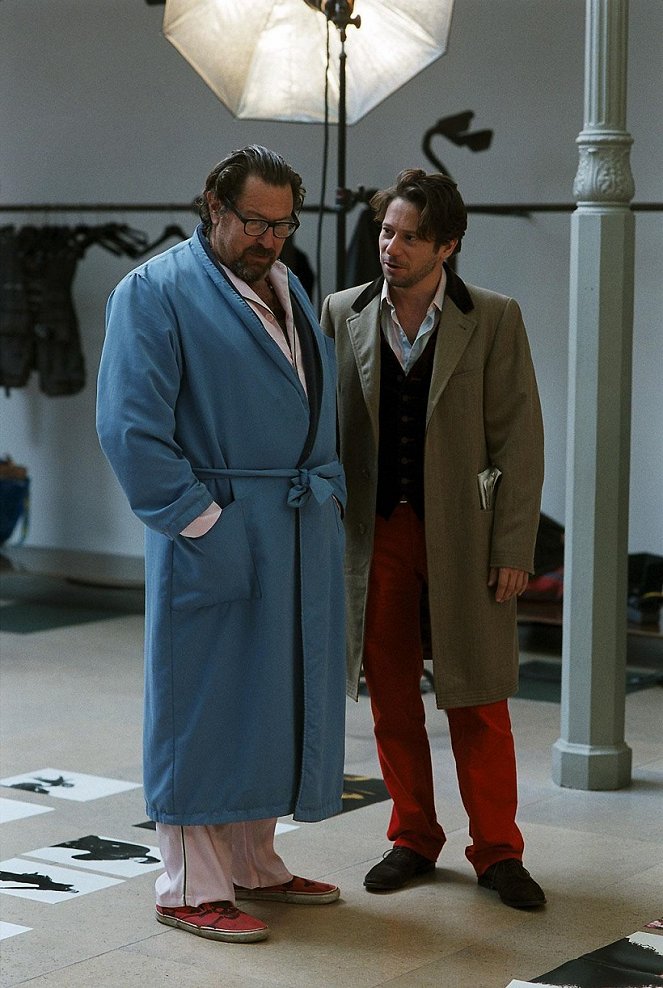 Schmetterling und Taucherglocke - Dreharbeiten - Julian Schnabel, Mathieu Amalric