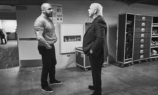 WWE Royal Rumble - Tournage - Paul Levesque, Ric Flair