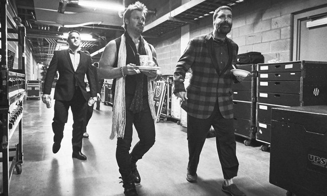 WWE Royal Rumble - Kuvat kuvauksista - Chris Jericho, Mick Foley