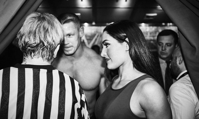WWE Royal Rumble - Van de set - John Cena, Nicole Garcia