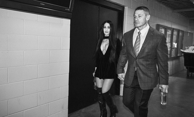 WWE Royal Rumble - Dreharbeiten - Nicole Garcia, John Cena