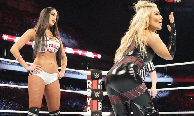 WWE Royal Rumble - Photos - Nicole Garcia, Natalie Neidhart