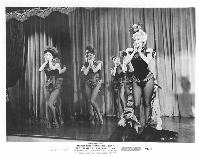 The Sheriff of Fractured Jaw - Lobby karty - Jayne Mansfield