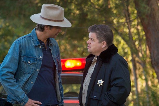 Justified - Season 4 - Hole in the Wall - Photos - Timothy Olyphant, Patton Oswalt