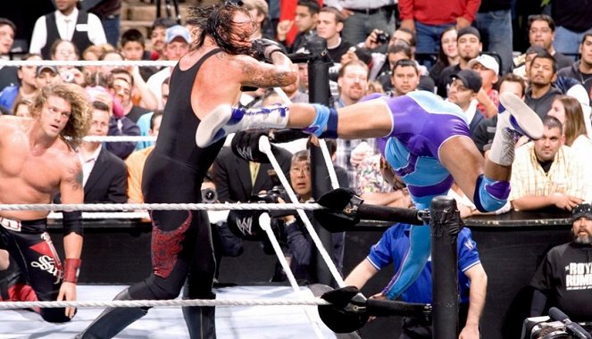 WWE Royal Rumble - Photos - Adam Copeland, Mark Calaway