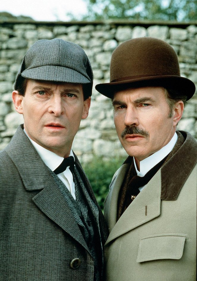 Sherlock Holmes kalandjai - Season 1 - A táncoló emberkék - Promóció fotók - Jeremy Brett, David Burke