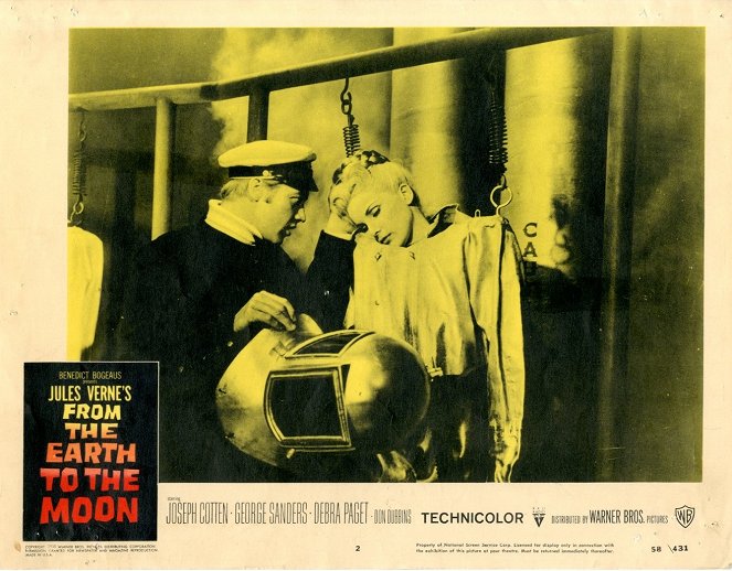 From the Earth to the Moon - Lobby Cards - Don Dubbins, Debra Paget