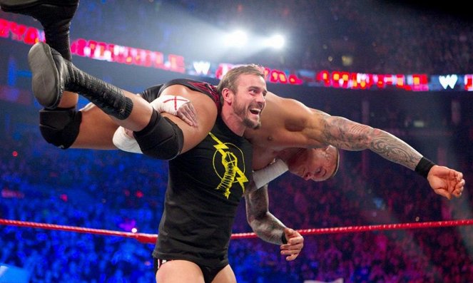 WWE Royal Rumble - Photos - CM Punk, Randy Orton