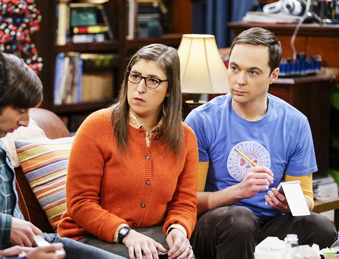 The Big Bang Theory - The Matrimonial Metric - Van film - Mayim Bialik, Jim Parsons