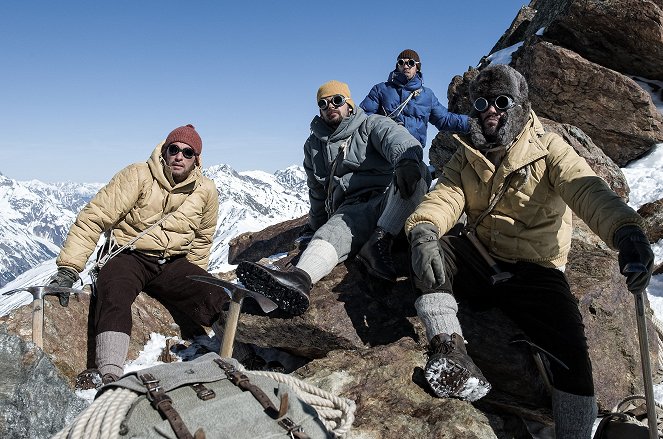 K2 La Montagna Degli Italiani - Filmfotók - Marco Bocci, Michele Alhaique, Markus Apperle, Massimo Poggio