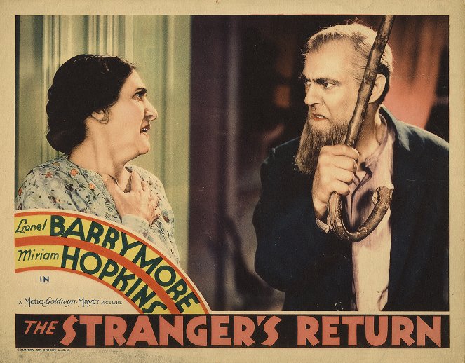 The Stranger's Return - Lobbykaarten - Lionel Barrymore