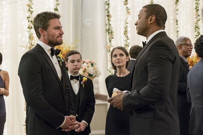 Arrow - Irreconcilable Differences - Z filmu - Stephen Amell, Willa Holland, David Ramsey