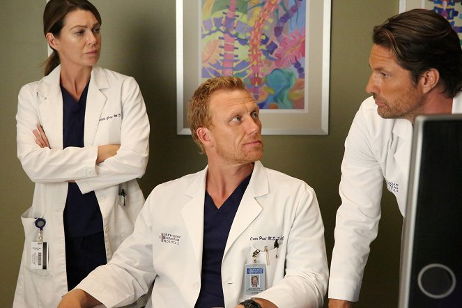 Grey's Anatomy - Die jungen Ärzte - Season 13 - Langsamer Fall - Filmfotos - Ellen Pompeo, Kevin McKidd, Martin Henderson