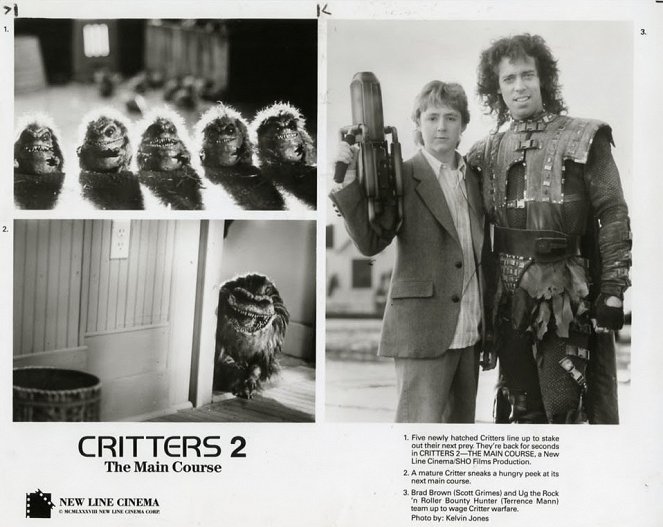 Critters 2 - Lobby Cards - Scott Grimes, Terrence Mann