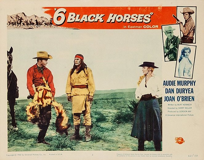 Six Black Horses - Lobby Cards