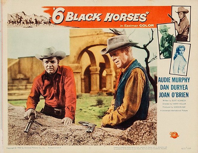 Six Black Horses - Lobby Cards