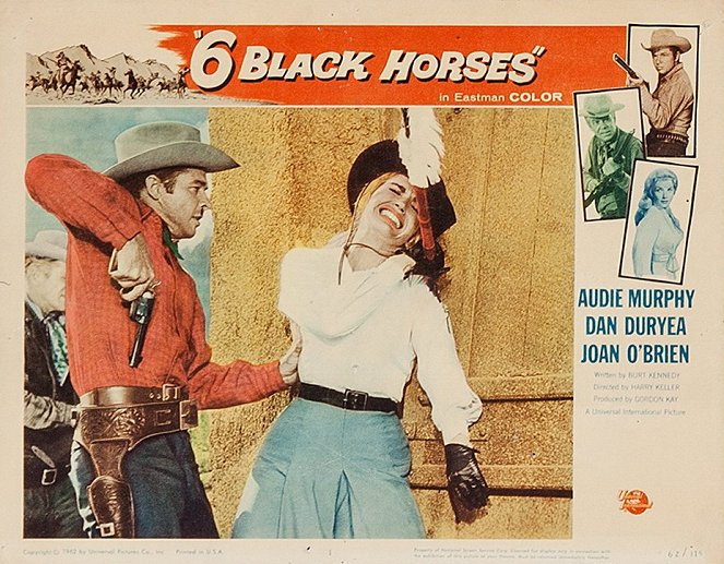 Six Black Horses - Lobby Cards