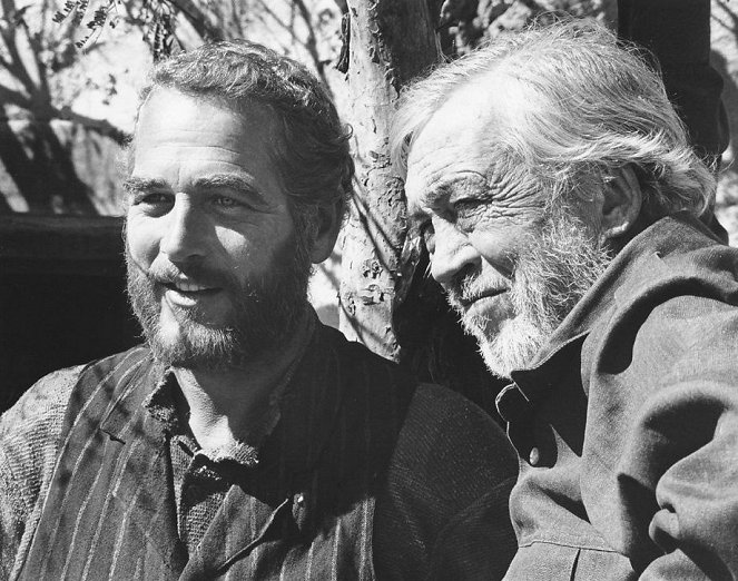 Juge et hors-la-loi - Tournage - Paul Newman, John Huston