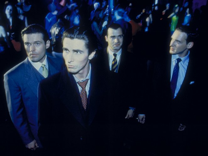 American Psycho - Filmfotos - Bill Sage, Christian Bale, Justin Theroux, Josh Lucas
