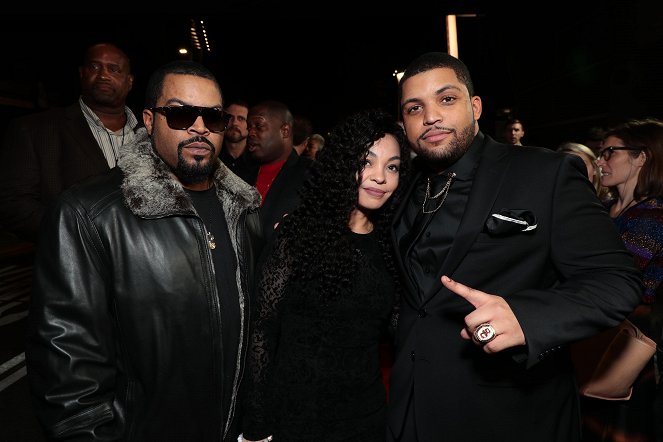 Den of Thieves - Z imprez - Los Angeles Premiere of DEN OF THIEVES at Regal Cinemas LA LIVE on Wednesday, January 17, 2018 - Ice Cube, O'Shea Jackson Jr.
