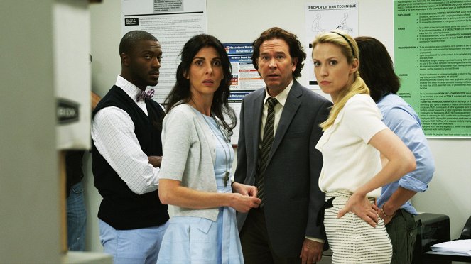 Leverage - The Office Job - Film - Aldis Hodge, Gina Bellman, Timothy Hutton, Beth Riesgraf