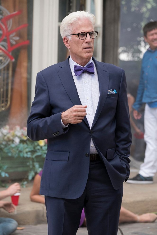 The Good Place - Leap to Faith - Van film - Ted Danson