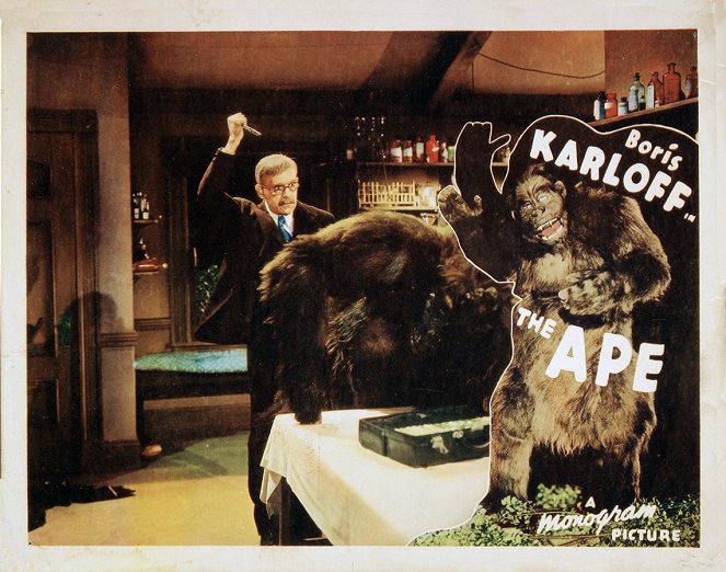 The Ape - Lobbykarten - Boris Karloff