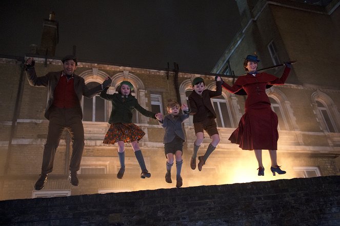 El regreso de Mary Poppins - De la película - Lin-Manuel Miranda, Pixie Davies, Joel Dawson, Nathanael Saleh, Emily Blunt