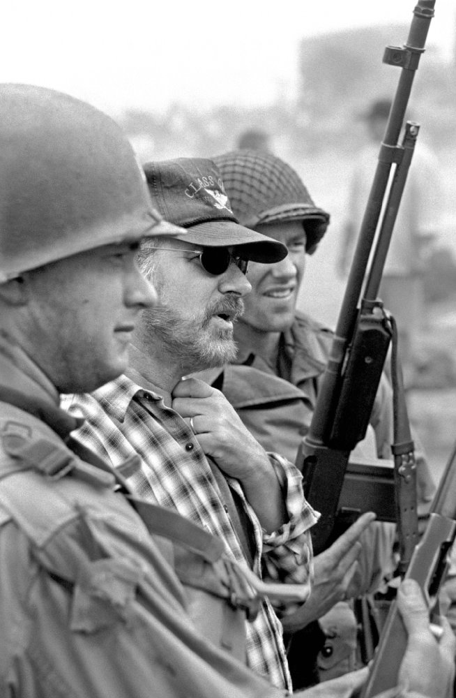 Der Soldat James Ryan - Dreharbeiten - Tom Hanks, Steven Spielberg
