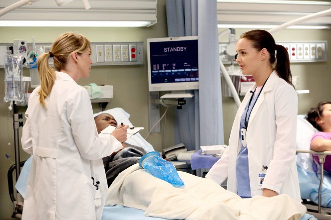 Chirurdzy - Season 9 - Going, Going, Gone - Z filmu - Ellen Pompeo, Camilla Luddington