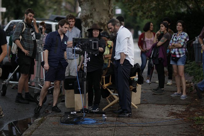 A Beautiful Day - Dreharbeiten - Lynne Ramsay, Joaquin Phoenix