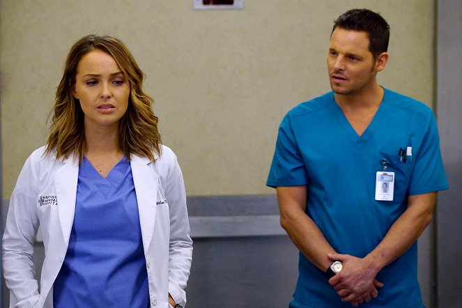 Grey's Anatomy - Season 13 - You Haven't Done Nothin' - Van film - Camilla Luddington, Justin Chambers