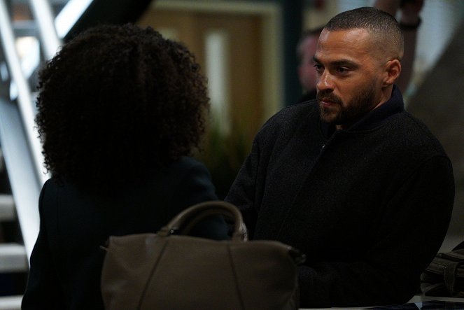 Grey's Anatomy - Season 14 - 1-800-799-7233 - Van film - Jesse Williams