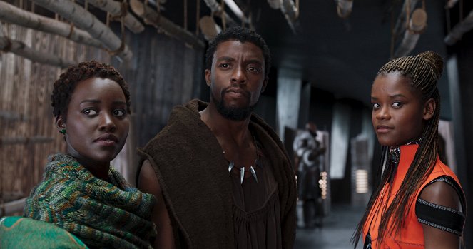 Black Panther - Z filmu - Lupita Nyong'o, Chadwick Boseman, Letitia Wright
