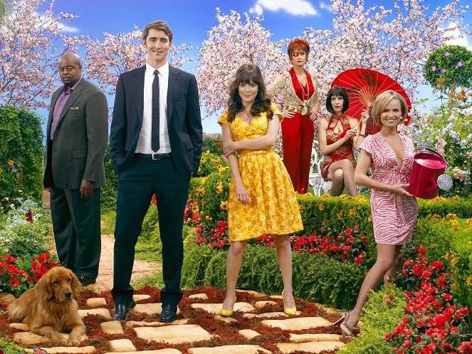 Pushing Daisies - Season 1 - Werbefoto - Chi McBride, Lee Pace, Anna Friel, Swoosie Kurtz, Ellen Greene, Kristin Chenoweth