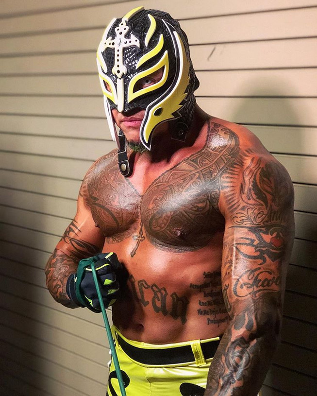 WWE Royal Rumble - Kuvat kuvauksista - Rey Mysterio