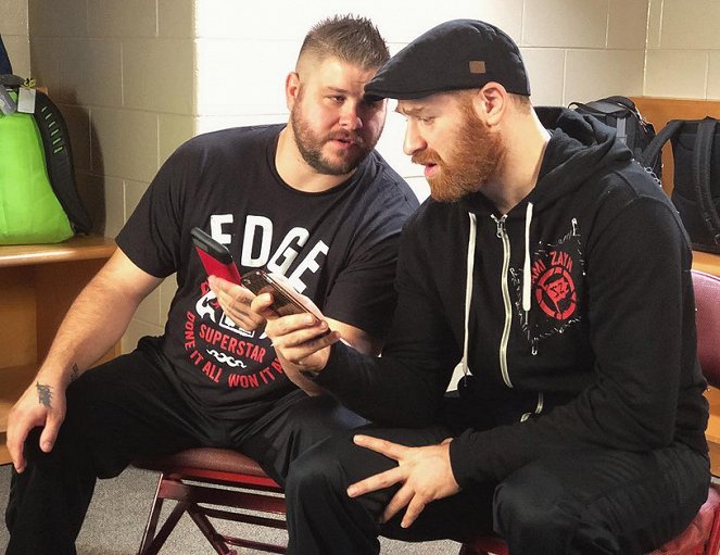 WWE Royal Rumble - Z natáčení - Kevin Steen, Rami Sebei