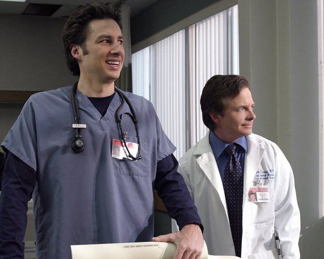 Hoży doktorzy - Season 3 - Mój katalizator - Z filmu - Zach Braff, Michael J. Fox
