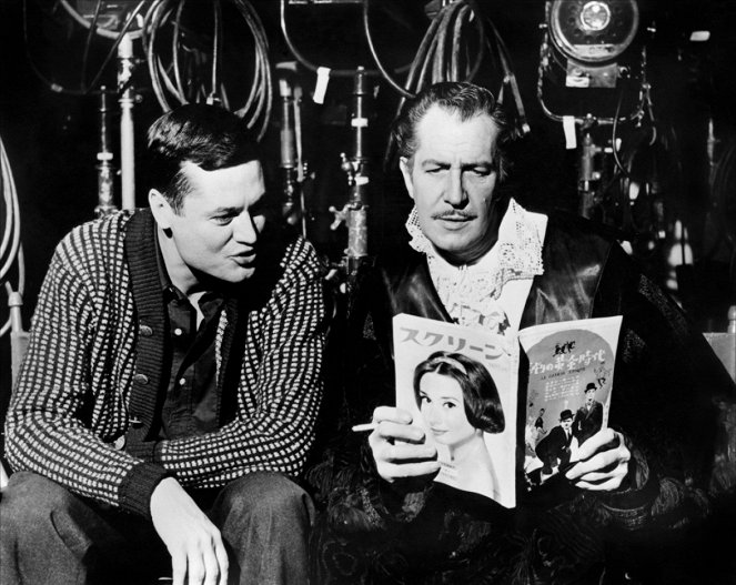 La caída de la casa Usher - Del rodaje - Roger Corman, Vincent Price